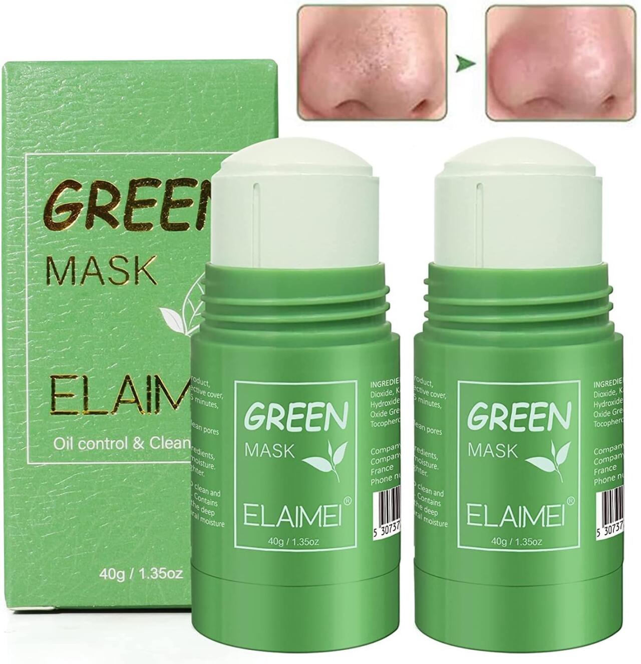 Mascarilla té verde 3x1